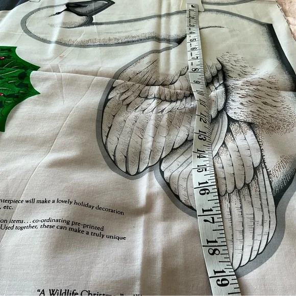 Crafts No-Sew Fabric Appliqué Daisy Kingdom Christmas Swan Apron Mitt Scare Crow - Picture 5 of 15